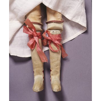 Pair of doll's garters Pair of doll's garters