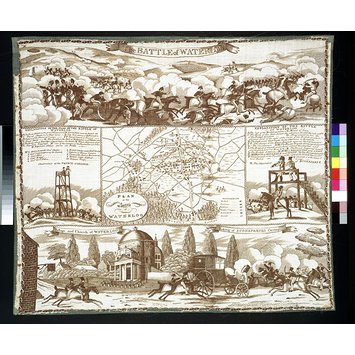 Handkerchief - The Battle of Waterloo Handkerchief - The Battle of Waterloo