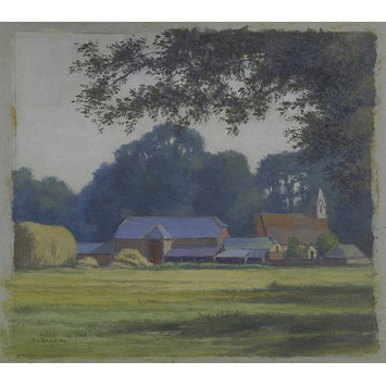Tempera - The Farm, West Parley, Dorsetshire Tempera - The Farm, West Parley, Dorsetshire