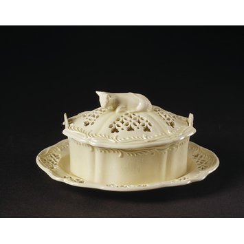 Butter dish and cover Butter dish and cover