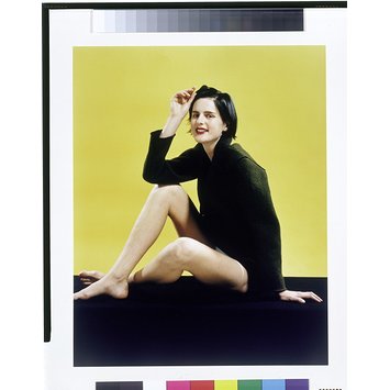 Photograph - Rose in Caravan. Unpublished advertisement for Yohji Yamamoto, 1992. Photograph - Rose in Caravan. Unpublished advertisement for Yohji Yamamoto, 1992.