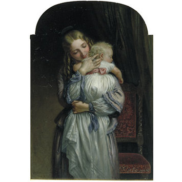Mother And Child Cope Charles West Ra V A Search The Collections