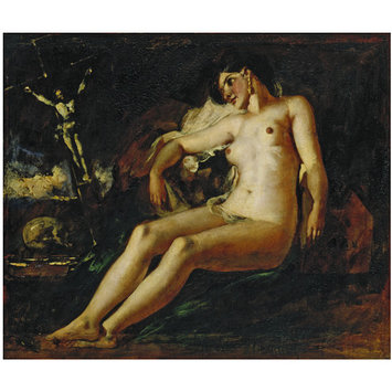 Oil painting - Study of a Magdalen Oil painting - Study of a Magdalen