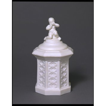 Mustard pot and cover Mustard pot and cover