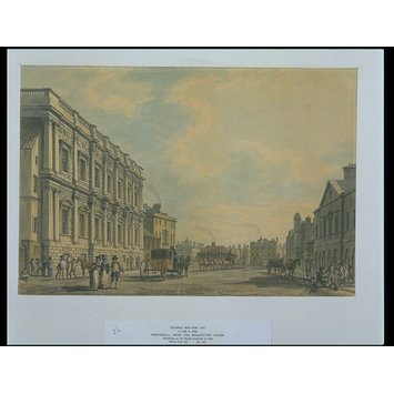 Watercolour - Whitehall, with the Banqueting House Watercolour - Whitehall, with the Banqueting House