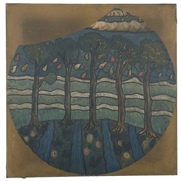 Design for stained glass - The Third day of Creation Design for stained glass - The Third day of Creation