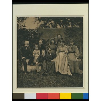 Photograph - The Morris and Burne-Jones families Photograph - The Morris and Burne-Jones families