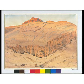 Woodcut - Valley of the Kings Woodcut - Valley of the Kings