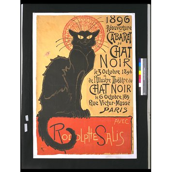 Cabaret Du Chat Noir Theophile Alexandre Steinlen V A Search The Collections