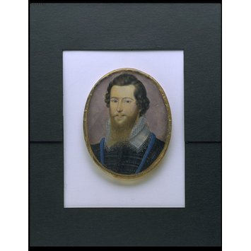 Miniature - Portrait of Robert Devereux, 2nd Earl of Essex (1566-1601). Miniature - Portrait of Robert Devereux, 2nd Earl of Essex (1566-1601).