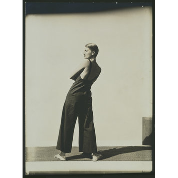 Photograph - Lee Miller Wearing Yraide Sailcloth Overalls 1930 Photograph - Lee Miller Wearing Yraide Sailcloth Overalls 1930