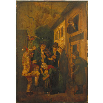 Painting - Punch and Judy Show Painting - Punch and Judy Show