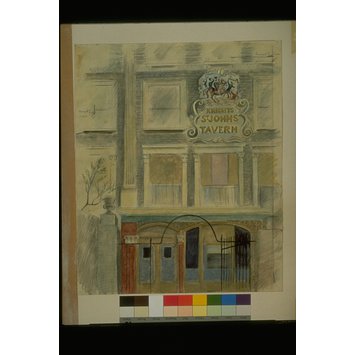 Watercolour - The Knights of St Johns Tavern, Queen's Terrace, St John's Wood, London Watercolour - The Knights of St Johns Tavern, Queen's Terrace, St John's Wood, London
