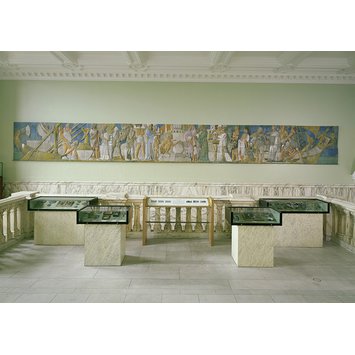Tile frieze - Pottery through the Ages Tile frieze - Pottery through the Ages