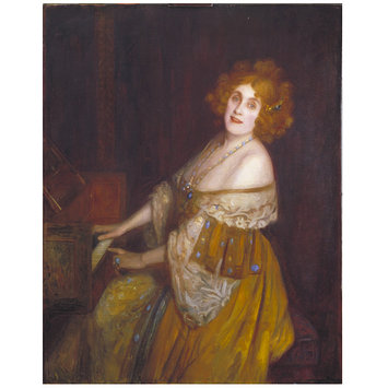 Painting - Julia Neilson as Nell Gwyn in <i>Sweet Nell of Old Drury</i> by Paul Kester Painting - Julia Neilson as Nell Gwyn in <i>Sweet Nell of Old Drury</i> by Paul Kester