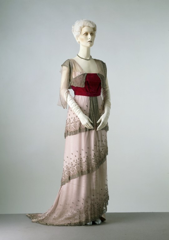 1910s evening dress