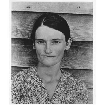 Photograph - Allie Mae Burroughs, wife of cotton-cropper Photograph - Allie Mae Burroughs, wife of cotton-cropper