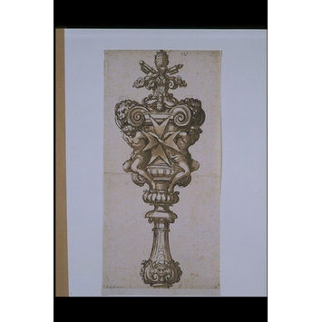 Drawing - Design for a mace Drawing - Design for a mace