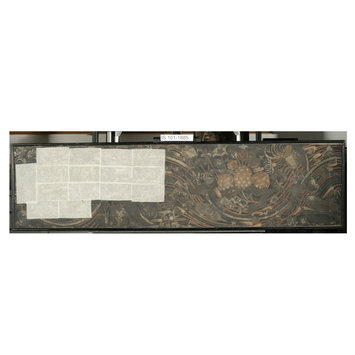 Oil painting - Copy of painting inside the caves of Ajanta (Cave 9) Oil painting - Copy of painting inside the caves of Ajanta (Cave 9)