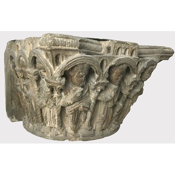 Capital - Christ and Nine Apostles Capital - Christ and Nine Apostles