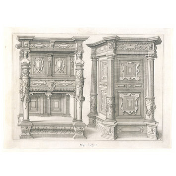 Furniture design - A Buffet and a cupboard Furniture design - A Buffet and a cupboard