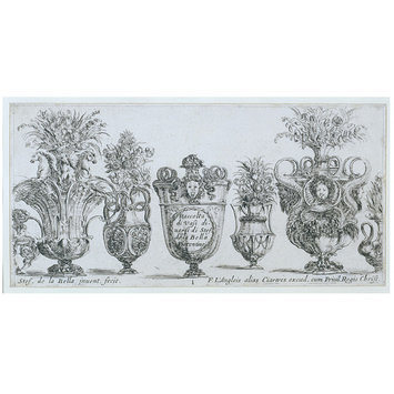 Print - Plate from a set of designs for vases Print - Plate from a set of designs for vases