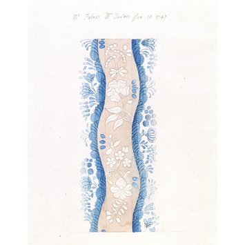 Design for a woven silk Design for a woven silk