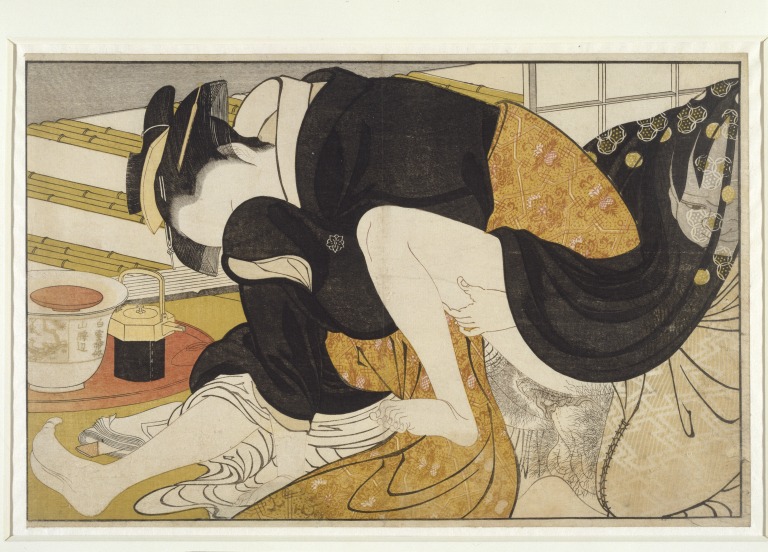 From The Album Poem Of The Pillow Utamakura Kitagawa Utamaro