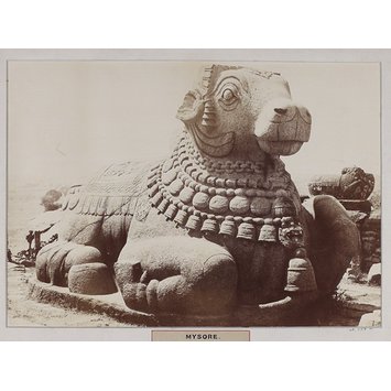 Photograph - Sculpture of Nandi at the French rocks at Mysore Photograph - Sculpture of Nandi at the French rocks at Mysore