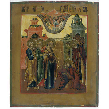 Icon - Icon of the Vision of St Sergei of Radonezh Icon - Icon of the Vision of St Sergei of Radonezh