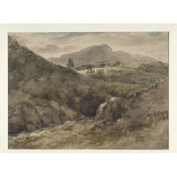 Watercolour - View in the Lake District Watercolour - View in the Lake District