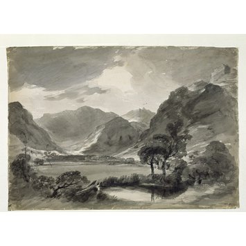 Watercolour - View in Langdale Watercolour - View in Langdale
