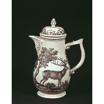 Coffee pot and cover Coffee pot and cover
