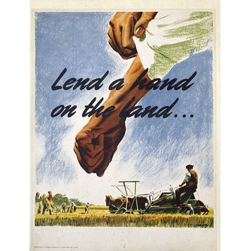 Poster - Lend a hand on the land ... Poster - Lend a hand on the land ...