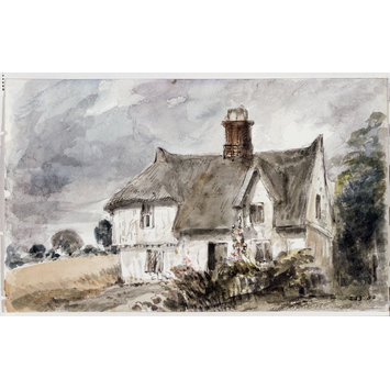 A Cottage Near A Cornfield John Constable V A Search The