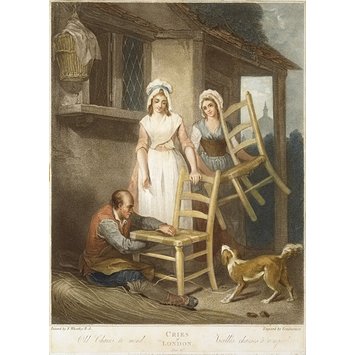 Print - Old Chairs to mend Print - Old Chairs to mend