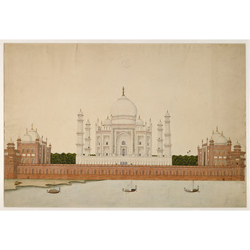 The Taj Mahal (Painting) | V&A Search the Collections