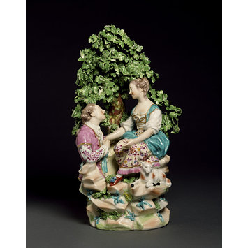 Figure group - Alpine shepherdess Figure group - Alpine shepherdess