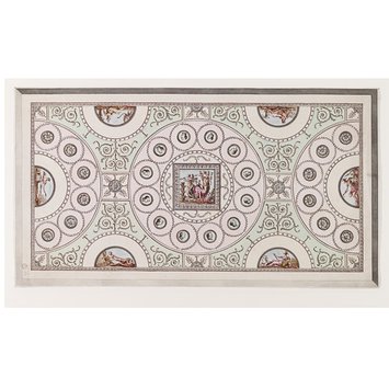 Print - A Collection of Ceilings, Decorated In The Style of The Antique Grotesque Print - A Collection of Ceilings, Decorated In The Style of The Antique Grotesque