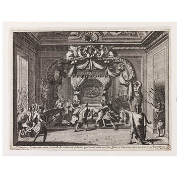 Print - The Emperor Caracalla killing his brother Print - The Emperor Caracalla killing his brother