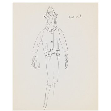 Fashion design - Wool suit Fashion design - Wool suit