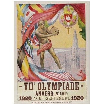 Poster - VIIe Olympiade - Anvers Poster - VIIe Olympiade - Anvers
