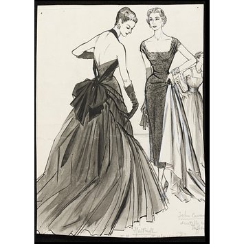 Fashion drawing | Fromenti, Marcel | V&A Search the Collections