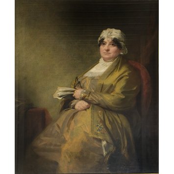 Oil painting - Mrs Hobson of Markfield Oil painting - Mrs Hobson of Markfield