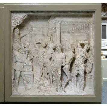 Plaster cast - The Flagellation of the Persian Martyrs Plaster cast - The Flagellation of the Persian Martyrs