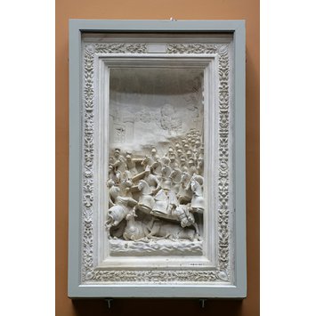 Plaster cast - A Cavalry charge Plaster cast - A Cavalry charge