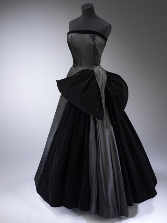 dior black gown