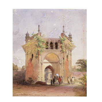 Painting - Gateway to the Nawab Baree - Dacca Painting - Gateway to the Nawab Baree - Dacca