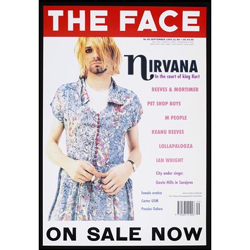 Poster - The Face. Nirvana. In the court of King Kurt Poster - The Face. Nirvana. In the court of King Kurt