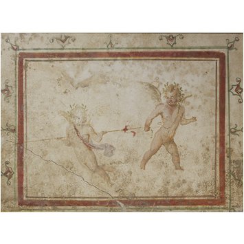 Fresco - Two Amorini Fresco - Two Amorini